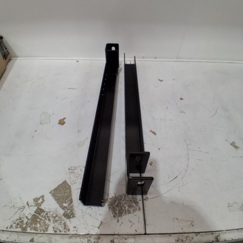 2PK REALTRUCK BACKRACK INSTALLATION HARDWARE KIT WITH BRACKETS - 21" - BLACK (MODEL: BAC30117TB / BAC30201TB) image 2
