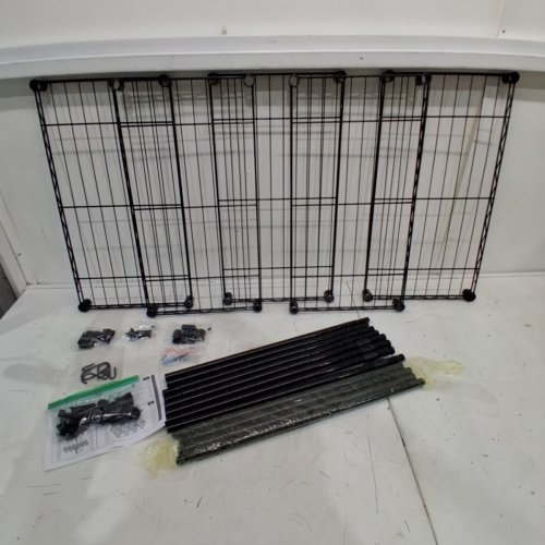 HOMEFORT 6-TIER METAL WIRE STORAGE RACK SHELVES - 21" X 11.4" X 69" - BLACK (MODEL: PG-01SH053A-BLK03) image 2