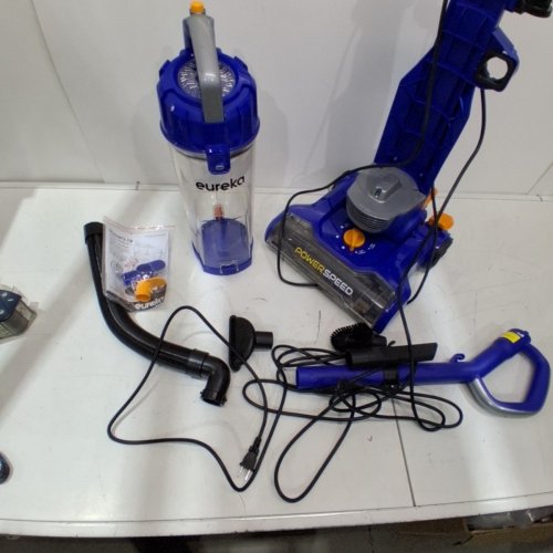 EUREKA POWERSPEED CORDED LIGHTWEIGHT UPRIGHT BAGLESS VACUUM CLEANER WITH ACCESSORIES - BLUE (MODEL: NEU182C) image 5