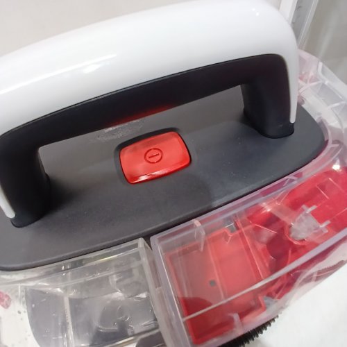 HOOVER CLEANSLATE PORTABLE CARPET & UPHOLSTERY SPOT CLEANER & STAIN REMOVER - 40OZ DUAL TANKS - RED/GREY (MODEL: FH14001VCD) image 2