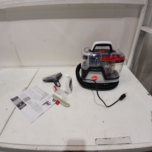 HOOVER CLEANSLATE PORTABLE CARPET & UPHOLSTERY SPOT CLEANER & STAIN REMOVER - 40OZ DUAL TANKS - RED/GREY (MODEL: FH14001VCD) image 3