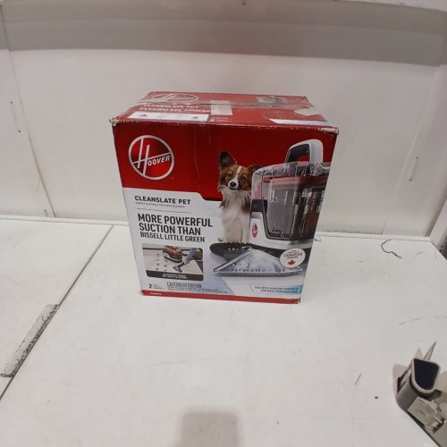 HOOVER CLEANSLATE PORTABLE CARPET & UPHOLSTERY SPOT CLEANER & STAIN REMOVER - 40OZ DUAL TANKS - RED/GREY (MODEL: FH14001VCD) image 6