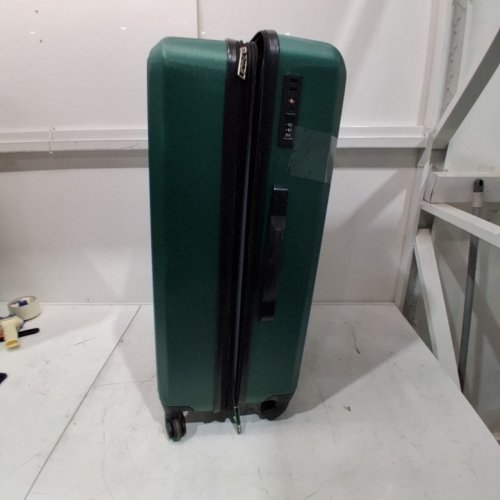 ATLANTIC ACCLAIM II LIGHTWEIGHT HARD-SIDE LARGE CHECKED LUGGAGE WITH TSA LOCKS - 28" - GREEN (MODEL: AL16774) image 3