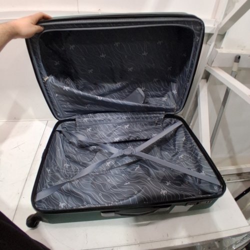 ATLANTIC ACCLAIM II LIGHTWEIGHT HARD-SIDE LARGE CHECKED LUGGAGE WITH TSA LOCKS - 28" - GREEN (MODEL: AL16774) image 9