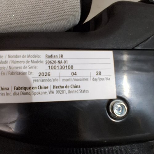 DIONO RADIAN 5 POINT HARNESS ERGONOMICALLY DESIGNED 3R 3-IN-ONE BIRTH TO BOOSTER 10 YEAR CAR SEAT - 2.3KG - 53KG - BLACK (MODEL: 50620) image 2