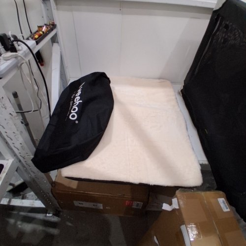 VEEHOO 4-DOOR PORTABLE FOLDING SOFT DOG CRATE - 36" X 25" X 25" - BLACK (MODEL: CWB2541) image 3