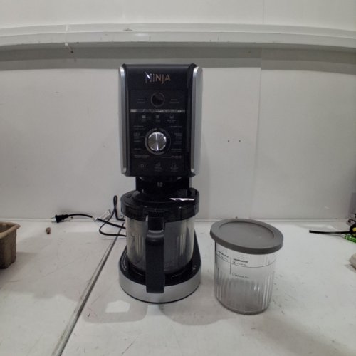 NINJA CREAMI DELUXE 11-IN-1 DIGITAL FROZEN TREAT MAKER - MAKES 24OZ PINTS - SILVER (MODEL: NC501C) image 3
