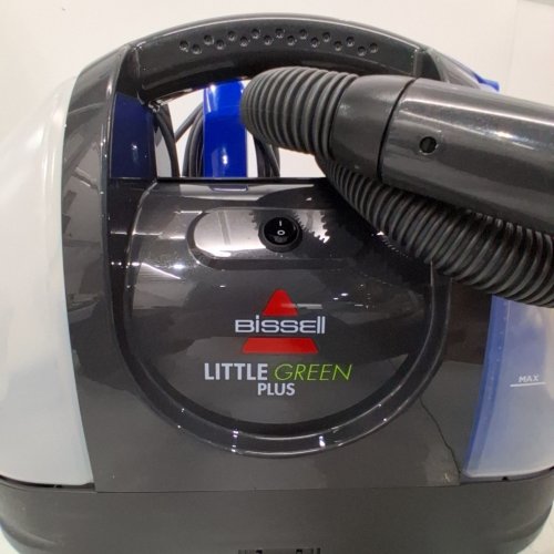 BISSELL LITTLE GREEN PLUS PORTABLE CARPET & UPHOLSTERY DEEP CLEANER - 48OZ TANK - BLUE/BLACK (MODEL: 14006) image 2