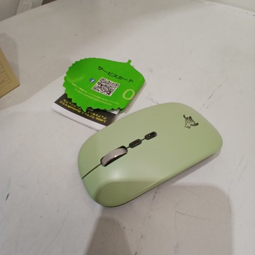 HOTLIFE SLIM LED RECHARGEABLE SILENT BLUETOOTH 2.4GHZ WIRELESS COMPUTER MOUSE - TYPE C PORT - LIGHT GREEN image 2
