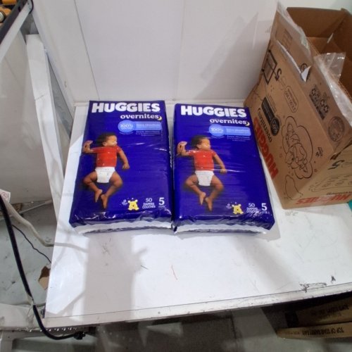 100PK HUGGIES OVERNITES NIGHTTIME BABY DIAPERS - SIZE 5 (27LB+) - WINNIE THE POOH (MODEL: 5454702) image 2