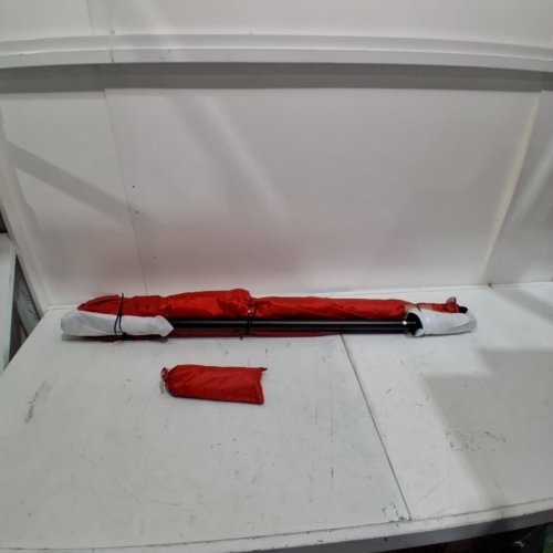 SPORT-BRELLA XL PREMIERE 9FT UPF 50+ UMBRELLA SHELTER FOR SUN AND RAIN PROTECTION - CHERRY RED - (MODEL: 250024) image 2