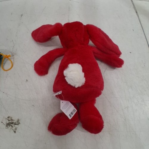 JELLYCAT BASHFUL CRANBERRY BUNNY *RETIRED* PLUSH - 10" - RED image 3