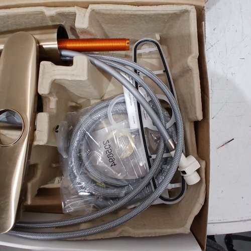 MOEN HIGH ARC PULL-DOWN KITCHEN FAUCET - BRONZED GOLD (MODEL: 87891BZG) image 4