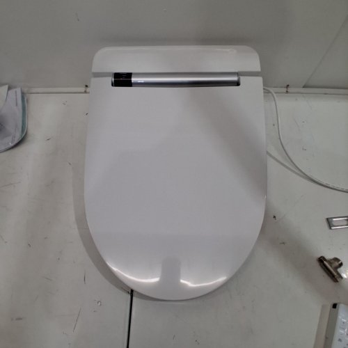 VOVO ELECTRIC BIDET TOILET SEAT WITH HEATED SEAT, REMOTE CONTROL & LED NIGHT LIGHT - ELONGATED (21"X15"X5") - WHITE (MODEL: VB-4000SE) image 3