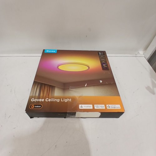 GOVEE RGBWW + RGBIC SMART CEILING LIGHT- 12" - WHITE - (MODEL:H60A1101) image 4