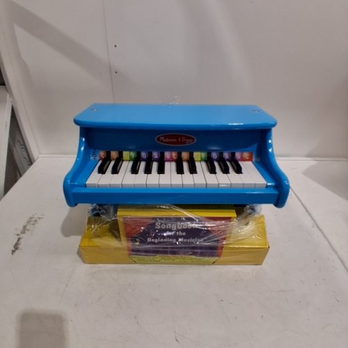 MELISSA & DOUG LEARN TO PLAY KIDS PIANO BLUE image 2