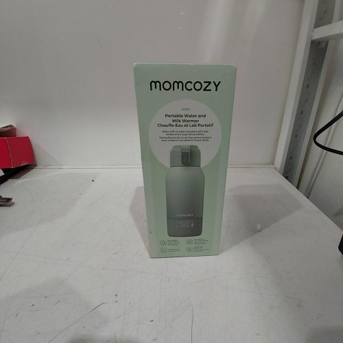 MOMCOZY PORTABLE BEVERAGE WARMER WITH DUAL HEATING MODES FOR BREAST MILK & WATER - 17OZ CAPACITY - PALE GREEN (MODEL: MW05) image 2