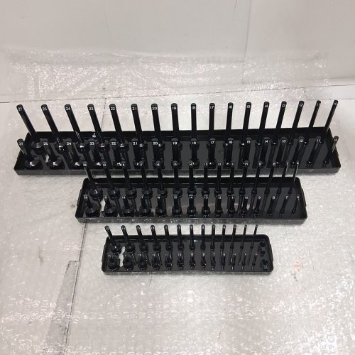 3PC METRIC SOCKET TRAY SET - BLACK (ITEM: 11075) image 2