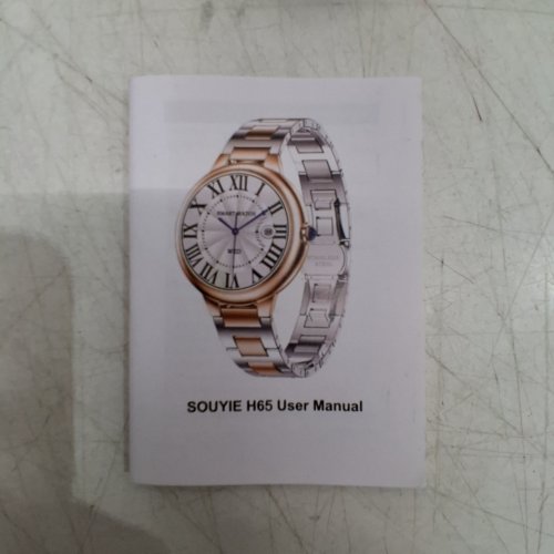SOUYIE LUXURY ROUND SMART WATCH - 1.3" - ROSE GOLD/SILVER (MODEL: H65) image 3