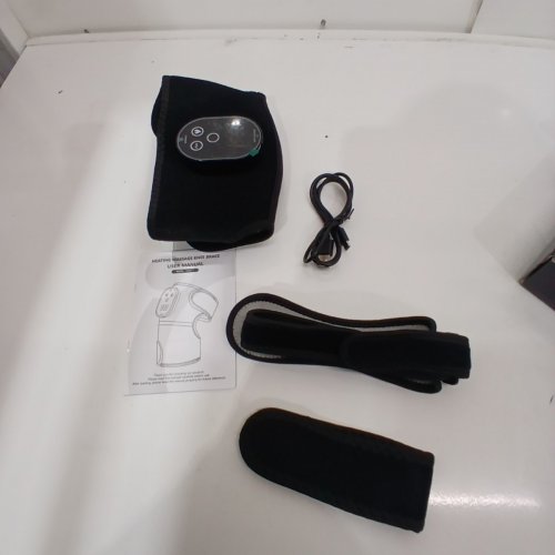 CHARGEABLE HEATED KNEE BRACE AND MASSAGER WITH 6 HEATING LEVELS - BLACK image 2