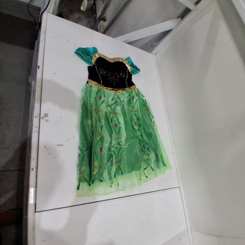 2PC GIRLS KAWELL DISNEY PRINCESS COSTUME "ANNA" FROM FROZEN - 130 (5-6 YEARS) - MULTICOLOURED. image 3