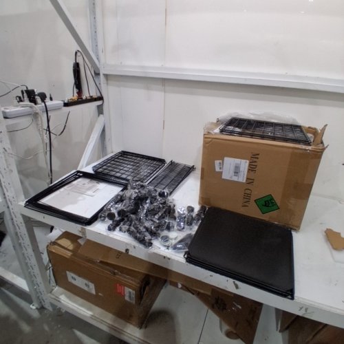 DIY PET CAGE - 55" X 55" X 65" - BLACK image 3