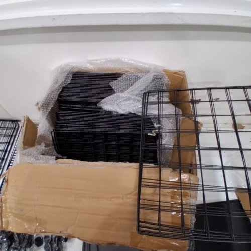 DIY PET CAGE - 55" X 55" X 65" - BLACK image 8
