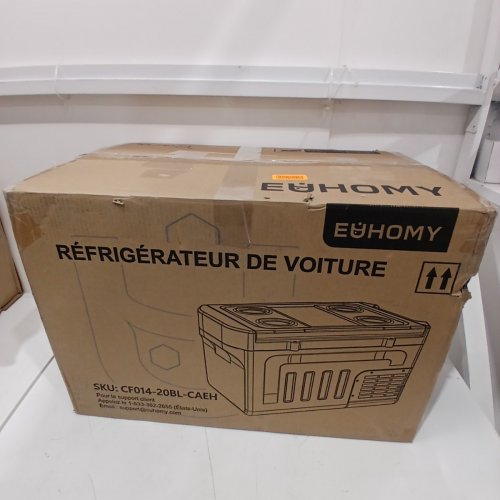 EUHOMY ELECTRIC COOLER PORTABLE FREEZER WITH APP CONTROL - 22QT / 20L - BLACK (MODEL: CFZ-20) image 6