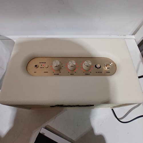 MARSHALL ACTON III BLUETOOTH HOME SPEAKER WITH BASS AND TREBLE CONTROLS - 3.5MM AUX INPUT - CREAM (MODEL: ACTION III) image 2