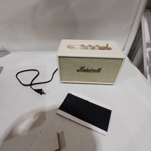 MARSHALL ACTON III BLUETOOTH HOME SPEAKER WITH BASS AND TREBLE CONTROLS - 3.5MM AUX INPUT - CREAM (MODEL: ACTION III) image 4