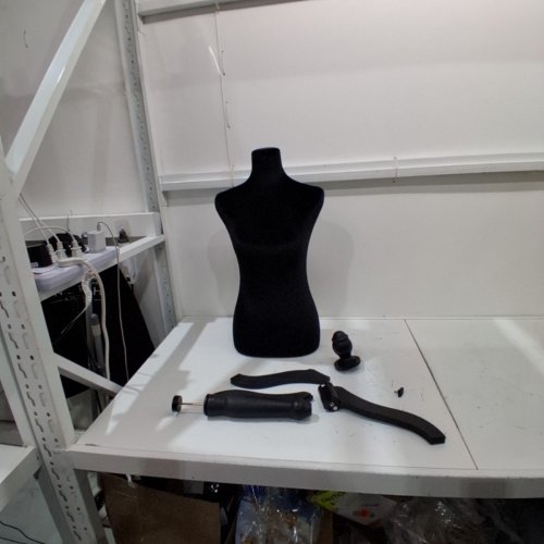 PAYLESSHERE DRESS FORM MANNEQUIN - 49.6" - 63.4" - BLACK (MODEL : MQ-FL2104-BLACK) image 2