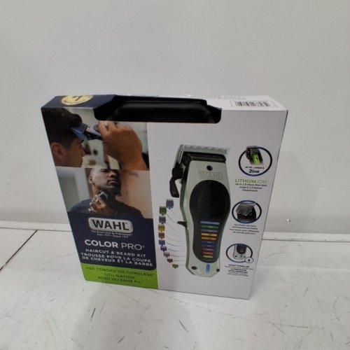20PC WAHL COLOR PRO HAIRCUT & BEARD KIT - WHITE/BLACK (MODEL:1656565) image 4