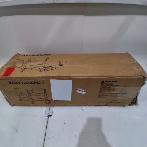 NOOKBEYA BEDSIDE BABY BASSINET WITH DIAPER CHANGE STATION - 49" X 25" X 29" - DARK GREY (MODEL: MM001) image 4