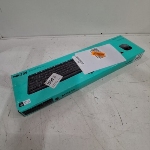 2PC LOGITECH WIRELESS KEYBOARD AND MOUSE - Black (Model: MK235) image 3