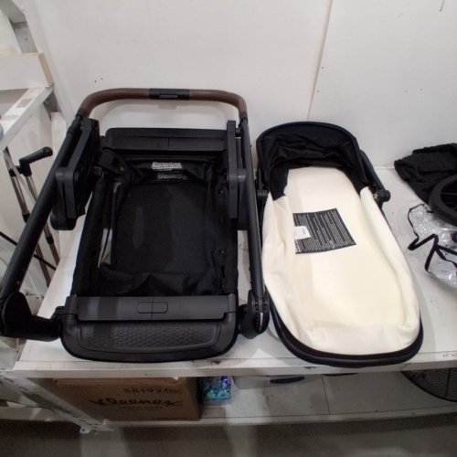 CHANGECO MOMCOZY BABY STROLLER, CONVERTIBLE SINGLE-TO-DOUBLE-TO-WAGON STROLLER -BLACK/WHITE /BROWN - (MODEL:ST01) image 4