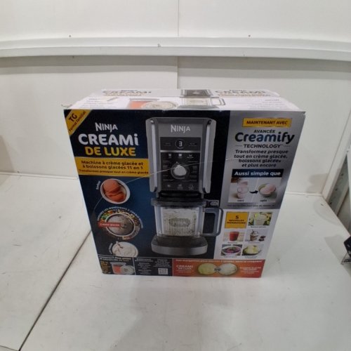 NINJA CREAMI DELUXE 11-IN-1 DIGITAL FROZEN TREAT MAKER - MAKES 24OZ PINTS - SILVER (MODEL: NC501C) image 2