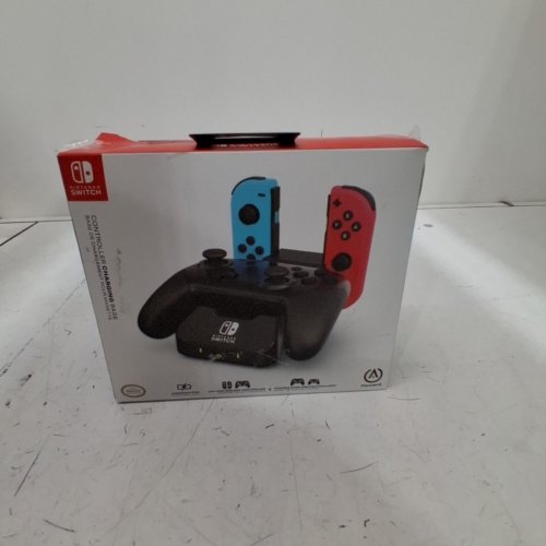 NINTENDO SWITCH CONTROLLER CHARGING BASE - BLACK image 3