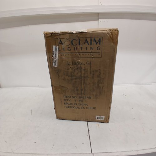 ACCLAIM LIGHTING OUTDOOR WALL 2-LIGHT LANTERN - 11.75" X 9.5" - AGED BRASS (ITEM: 8424AB) image 5