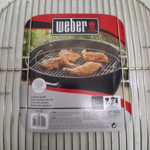 WEBER COOKING GRATE FOR CHARCOAL GRILLS 21.5" (MODEL#7435) image 3