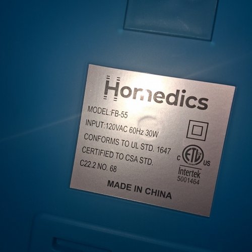 HOMEDICS BUBBLE MATE FOOT SPA image 4