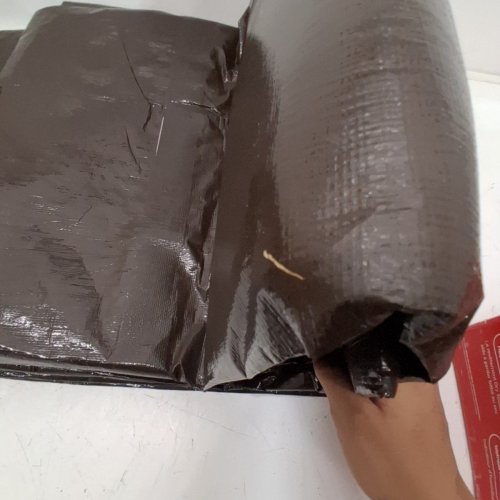 AMAZON BASICS MULTI PURPOSE WATERPROOF POLY TARP COVER - 20FT X 20FT - BROWN image 2