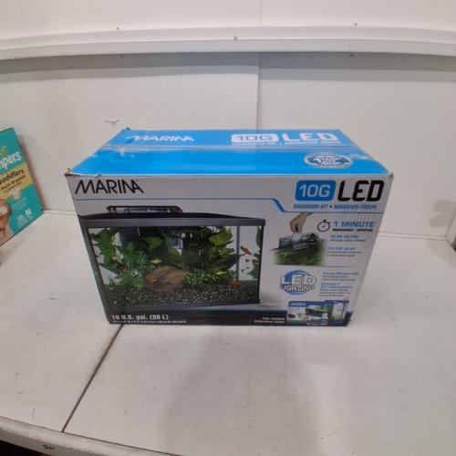 MARINA LED AQUARIUM KIT - 10GAL CAPACITY - 20" X 10" X 12.5" - CLEAR image 8