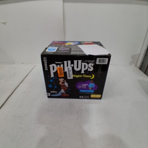 52PK BOYS HUGGIES NIGHT-TIME PULL UPS - 4T - 5T - MICKEY MOUSE image 2