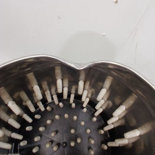 HEAVY DUTY STAINLESS STEEL CHICKEN PLUCKER POULTRY PROCESSING MACHINE - 17" - GREEN /SILVER image 5