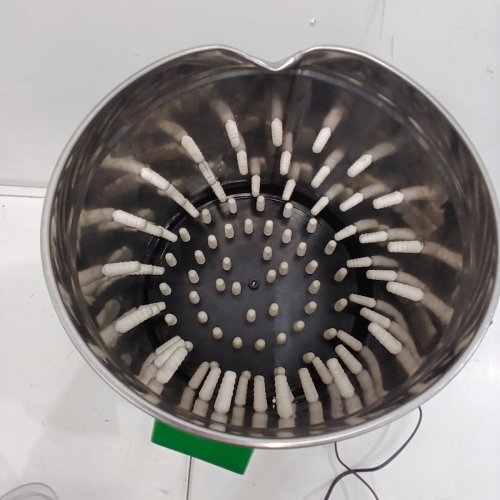 HEAVY DUTY STAINLESS STEEL CHICKEN PLUCKER POULTRY PROCESSING MACHINE - 17" - GREEN /SILVER image 7