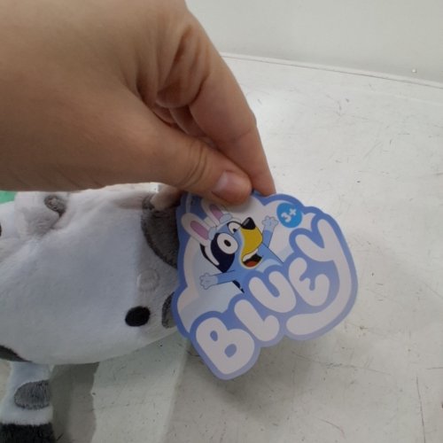 BLUEY "MUFFIN" PLUSH TOY WITH EGG AND BUNNY EARS - 7" - MULTICOLOR (MODEL:210352-C) image 3