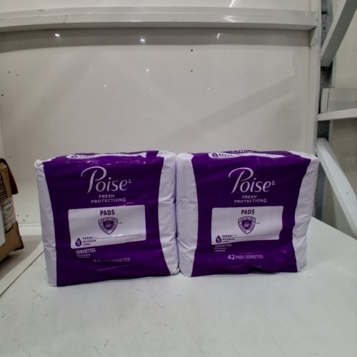 2 (42PK) WOMENS POISE INCONTINENCE PADS - MAXIMUM ABSORBENCY, LONG LENGTH image 2