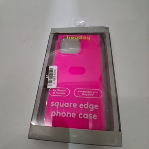 HEYDAY SQUARE EDGE PHONE CASE WITH MAGSAFE FOR IPHONE 15 PRO MAX - NEON PINK image 3