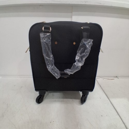 REACTION BY KENNETH COLE CHELSEA CARRY-ON CHEVRON QUILTED UNDERSEATER SUITCASE - 17" - BLACK (MODEL: 5717405) image 5