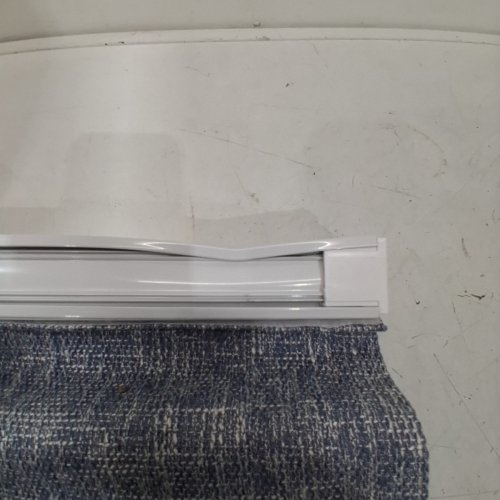 CORDLESS BLACKOUT POLYESTER ROMAN SHADE - 31" X 64" - DREW BLUE image 4